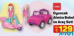 MGS OYUNCAK ALMİRA BEBEK VE ARAÇ SETİ fiyat ve kampanya bilgisi